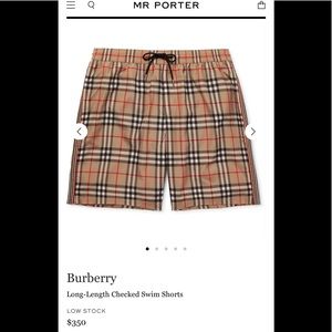 Burberry London check nova swimsuit